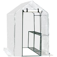 Invernadero con estante para jardín Outsunny
