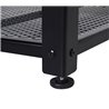 Mesa de centro con estante HomCom
