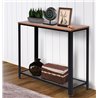 Mueble de recibidor con estante HomCom