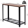 Mueble de recibidor con estante HomCom