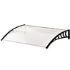 Marquesina de pared 120x90x25cm Outsunny