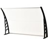 Marquesina de pared 120x90x25cm Outsunny