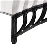 Marquesina de pared 120x90x25cm Outsunny