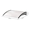 Marquesina de pared 150x90x25cm Outsunny