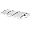 Marquesina de pared 90cmx295cmx25cm Outsunny