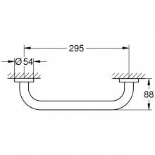 Asa para bañera de 29,5 cm oro brillo Essentials Grohe