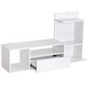 Mueble de televis&oacute;n con estante y caj&oacute;n HomCom