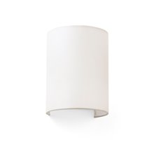 Lámpara aplique redondo beige Cotton Faro