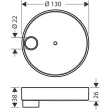 Jabonera Casetta S Puro Hansgrohe