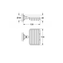 Bandeja jabonera pequeña Essentials Authentic Grohe