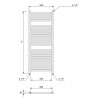 Radiador toallero Talia WF 150 Ferroli