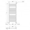 Radiador toallero Talia WF 180 Ferroli