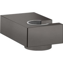 Soporte de ducha negro cromo cepillado Porter E Hansgrohe