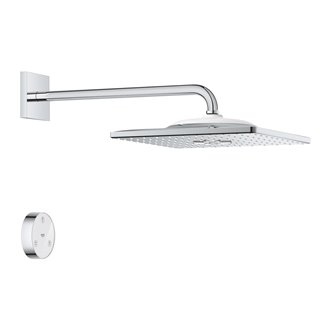 Conjunto de ducha mural cuadrada Rainshower Smartconnect 310 Grohe