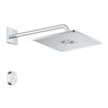 Conjunto de ducha mural cuadrada Rainshower Smartconnect 310 Grohe