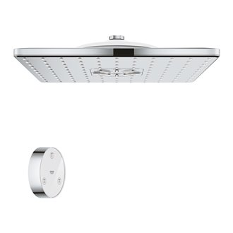 Ducha mural cuadrada con 2 salidas de agua Rainshower Smartconnect 310 Grohe