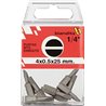 Puntas para atornillar 8,0X1,6X25 Bianditz