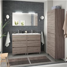 Mueble doble 120cm Roble Eternity SALGAR ARENYS