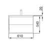 Mueble 61cm con caj&oacute;n abierto Noja Salgar