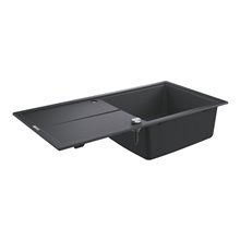 Fregadero composite con escurridor 100x50 negro granito K400 Grohe