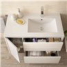 Mueble de ba&ntilde;o 855 Izquierda Blanco brillo NOJA SALGAR 