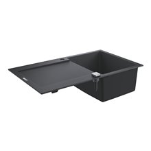 Fregadero con escurridor 86x50 negro granito K500 Grohe