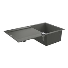 Fregadero con escurridor 86x50 gris granito K500 Grohe