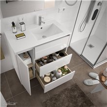Mueble 85,5cm Blanco Brillo izquierda SALGAR ARENYS