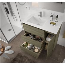 Mueble 85,5cm Roble Eternity 3 cajones SALGAR ARENYS