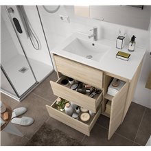 Mueble 85,5cm Roble Caledonia 3 cajones SALGAR ARENYS