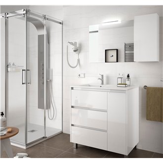 Mueble 85,5cm Blanco Brillo 3 cajones SALGAR ARENYS