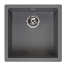 Fregadero 1 cuba gris plateado Amsterdam 40 Reginox