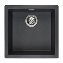 Fregadero 1 cuba negro plateado Amsterdam 40 Reginox