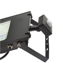 Proyector LED cuadrado 50W con sensor Negro