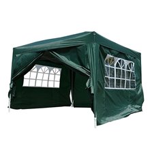 Carpa gazebo transportable verde Outsunny 