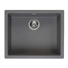 Fregadero 1 cuba gris plateado Amsterdam 50 Reginox