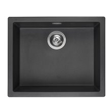 Fregadero 1 cuba negro plateado Amsterdam 50 Reginox