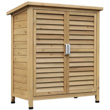 Caseta exterior de almacenamiento Outsunny