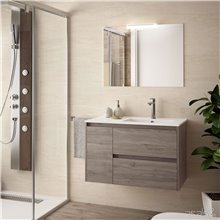 Mueble de baño 855 Izquierda Roble Eternity NOJA SALGAR 