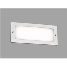 Lámpara empotrable blanca con dos luces Stripe Faro
