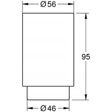 Vaso de cristal blanco Selection Grohe