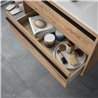 Mueble 80 cm Roble Otisppo 2 cajones ATTILA SALGAR