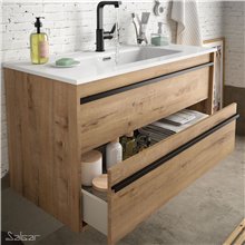 Mueble 100 cm Roble Otisppo 2 cajones ATTILA SALGAR