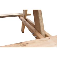 Mesa madera picnic 177x151x77cm Solid Gardiun
