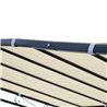 Cenador curvo 3x3x2,5m crema Outsunny 
