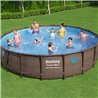 Piscina Power Steel Rattan 549x122cm Bestway