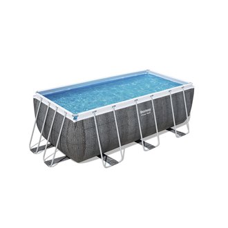 Piscina 412x201cm Power Steel Rectangular Bestway
