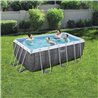 Piscina 412x201cm Power Steel Rectangular Bestway