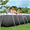 Piscina 404x201cm Power Steel Rectangular Bestway