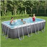 Piscina 488x244cm Power Steel Rectangular Bestway